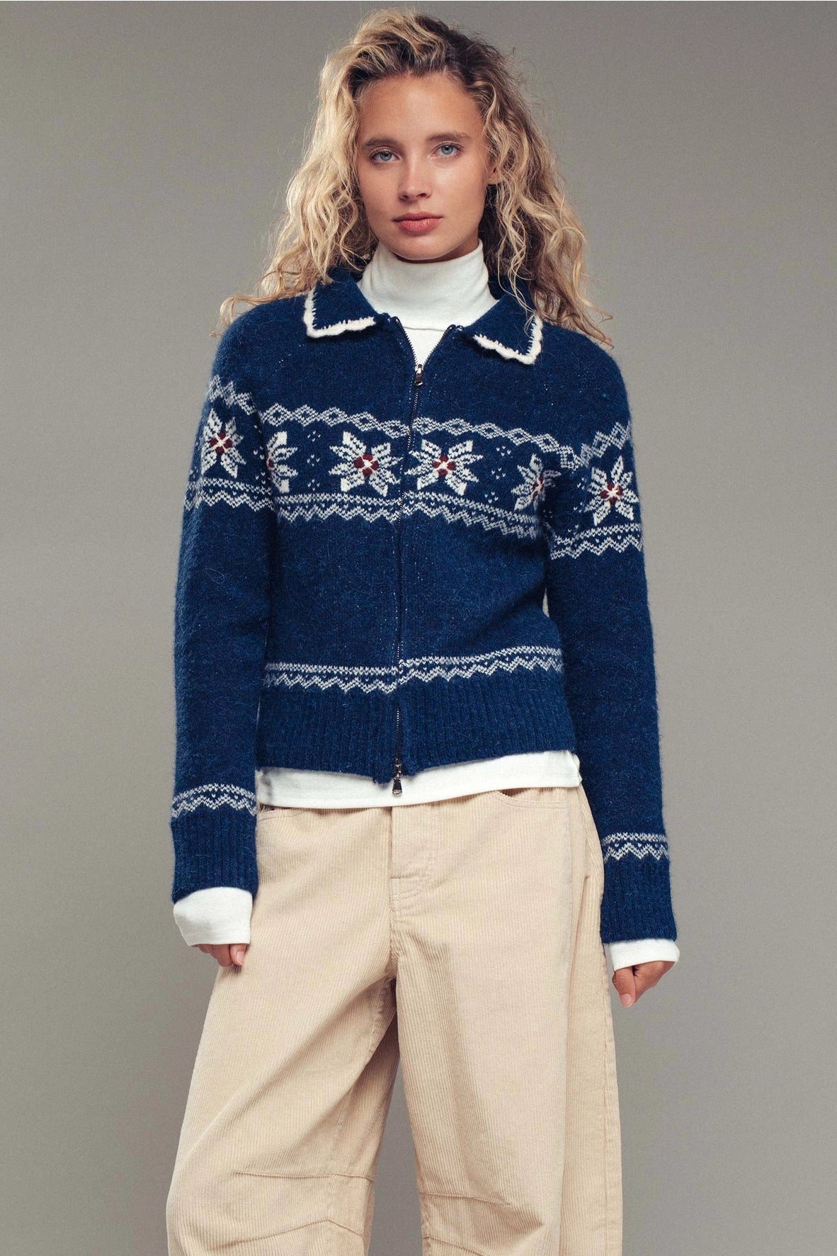 fair isle cardigan