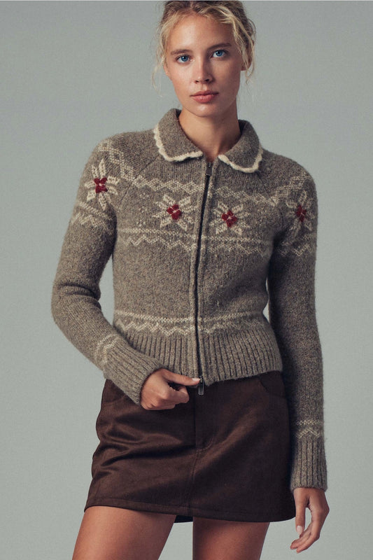 fair isle cardigan