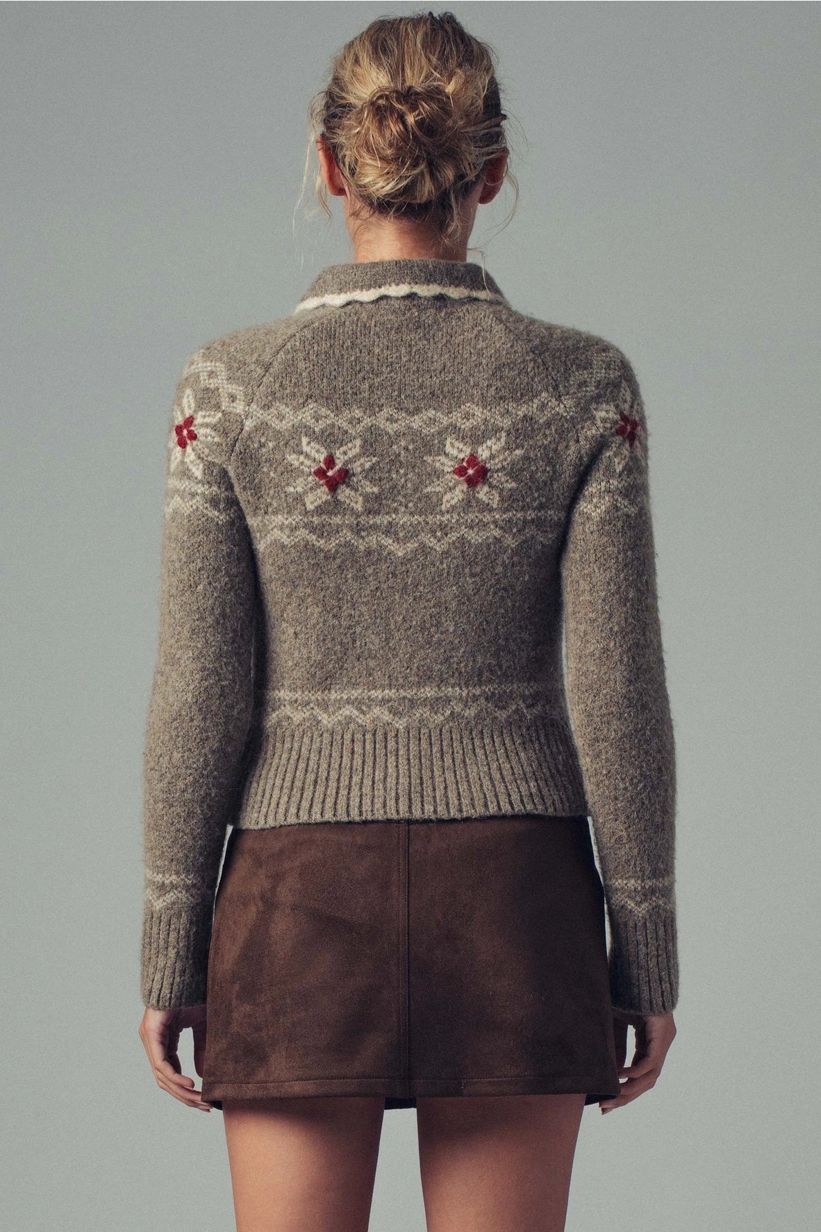 fair isle cardigan