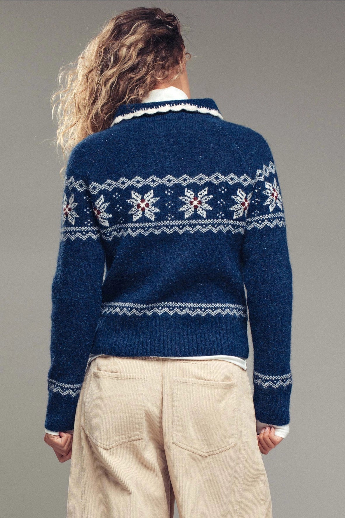 fair isle cardigan